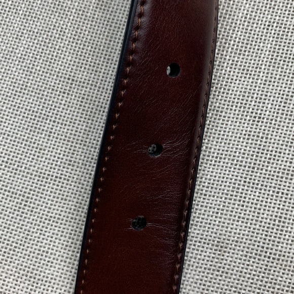 CLUBROOM Mens Brown Polyurethane Casual Belt S - Picture 4 of 7